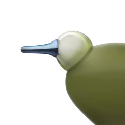Birds By Toikka|Konstföremål*IITTALA Leppäinen 190x165mm moss grön Mossgrön