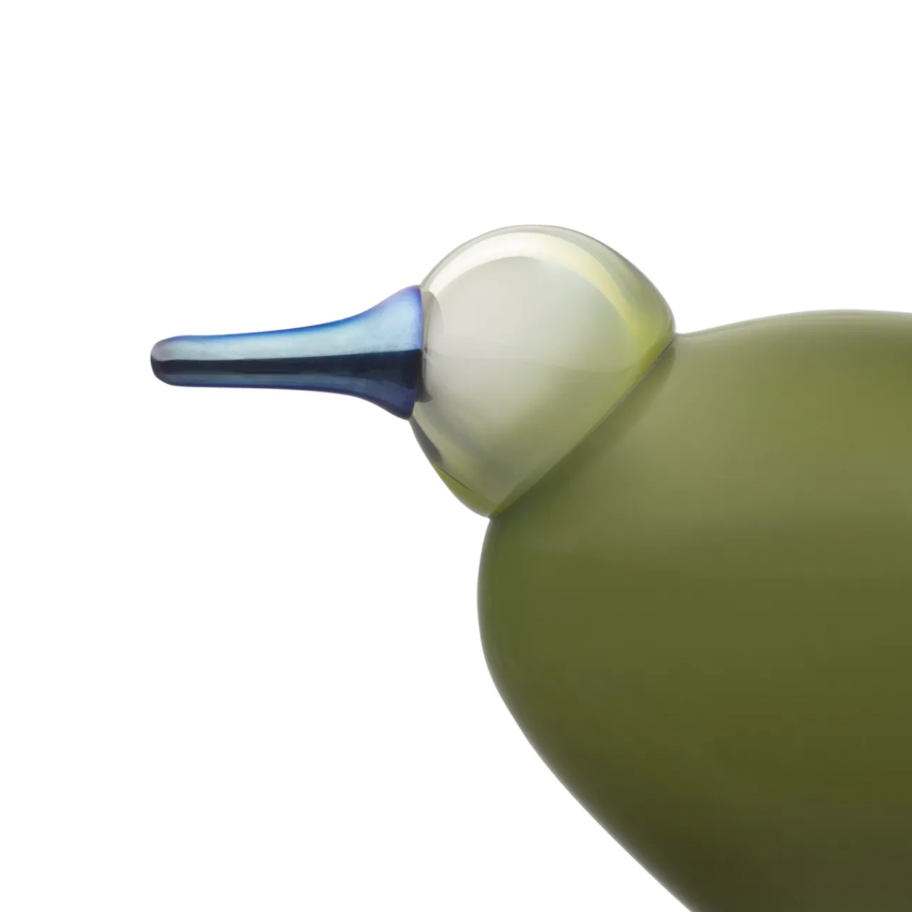 Birds By Toikka|Konstföremål*IITTALA Leppäinen 190x165mm moss grön Mossgrön