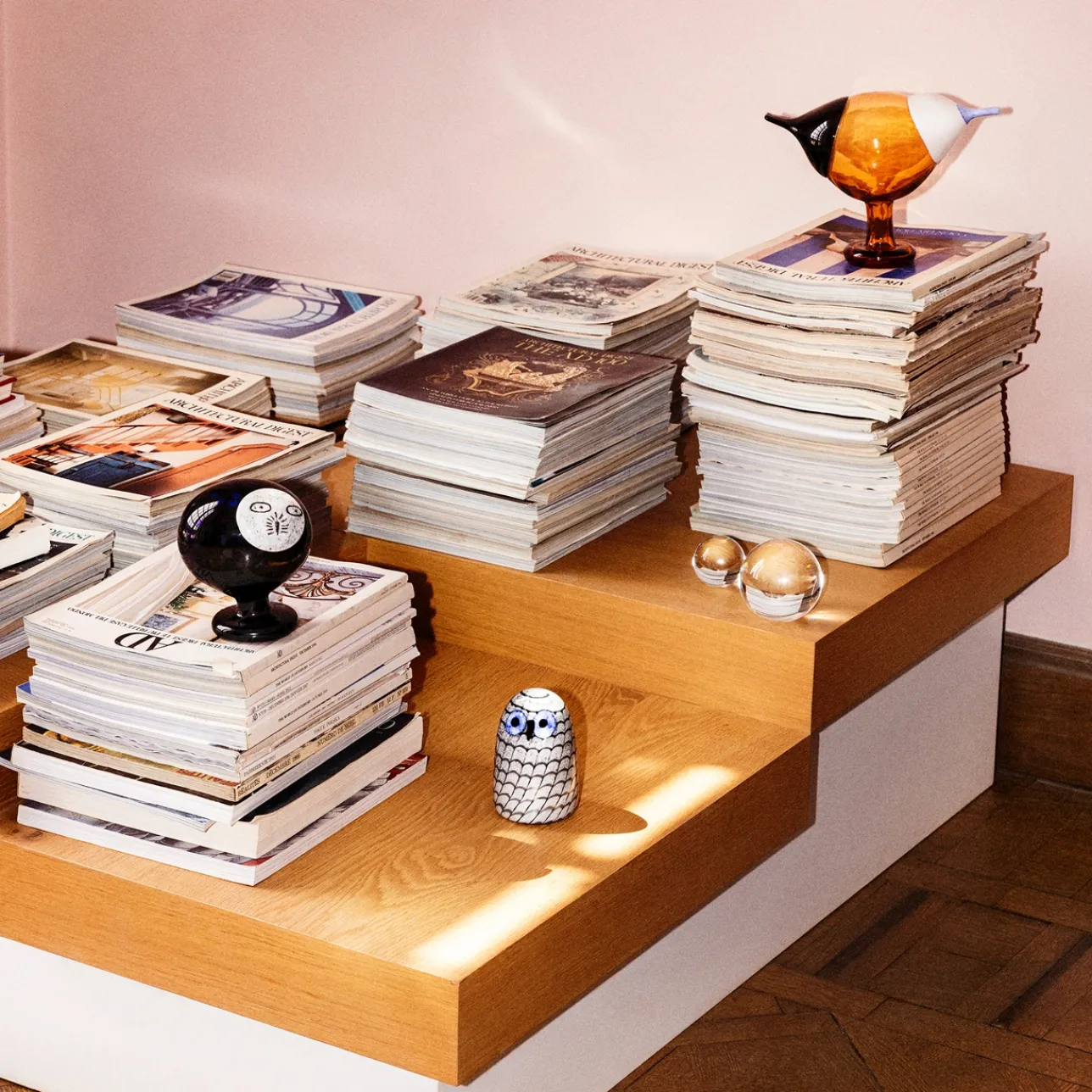 Birds By Toikka|Konstföremål*IITTALA Liten uggla 75x105mm grå