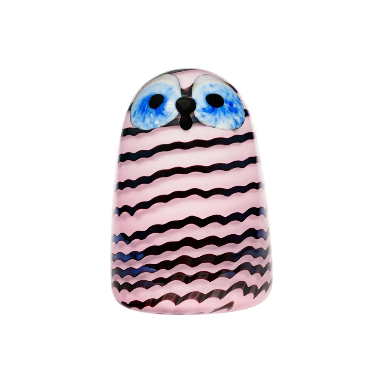 Birds By Toikka|Konstföremål*IITTALA Liten uggla 75x105mm Laxrosa