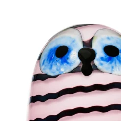 Birds By Toikka|Konstföremål*IITTALA Liten uggla 75x105mm Laxrosa