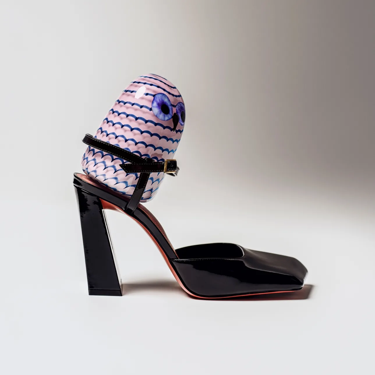 Birds By Toikka|Konstföremål*IITTALA Liten uggla 75x105mm Ljus lila