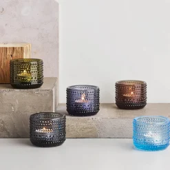 Ljuslyktor*IITTALA Ljuslykta 64mm grå Grå