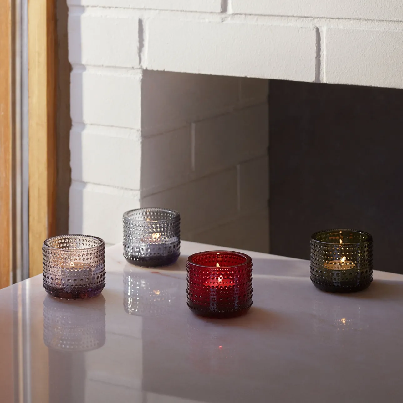 Ljuslyktor*IITTALA Ljuslykta 64mm grå Grå