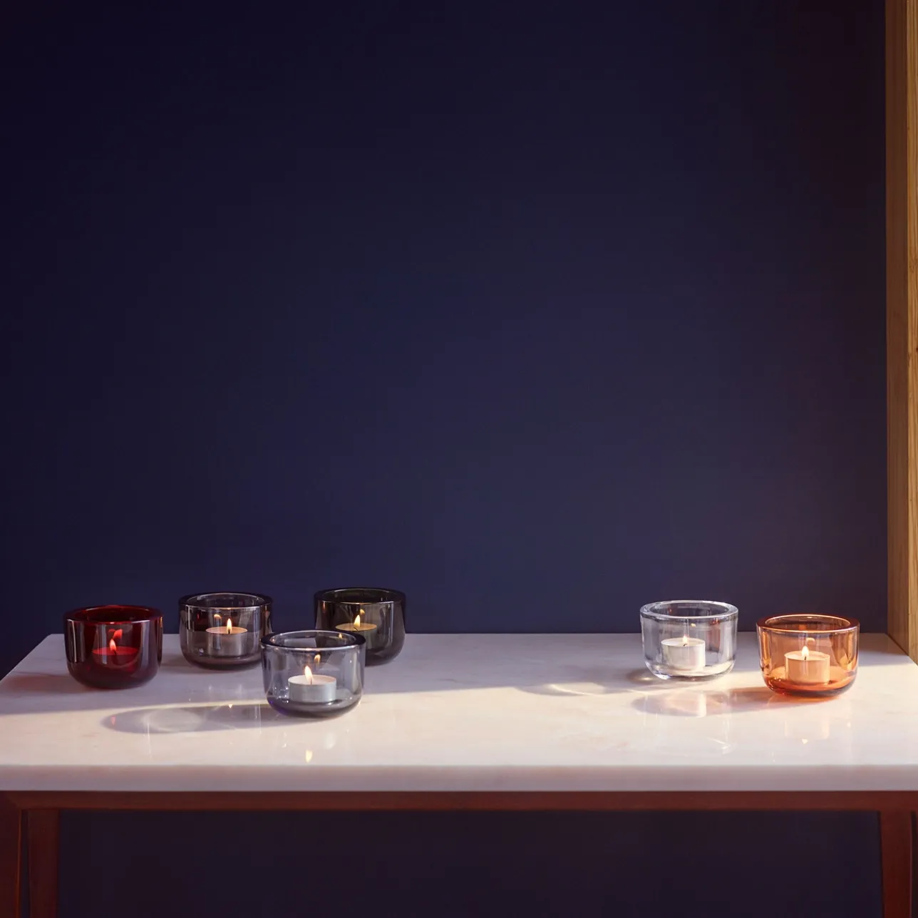 Ljuslyktor*IITTALA Ljuslykta 60mm grå Grå