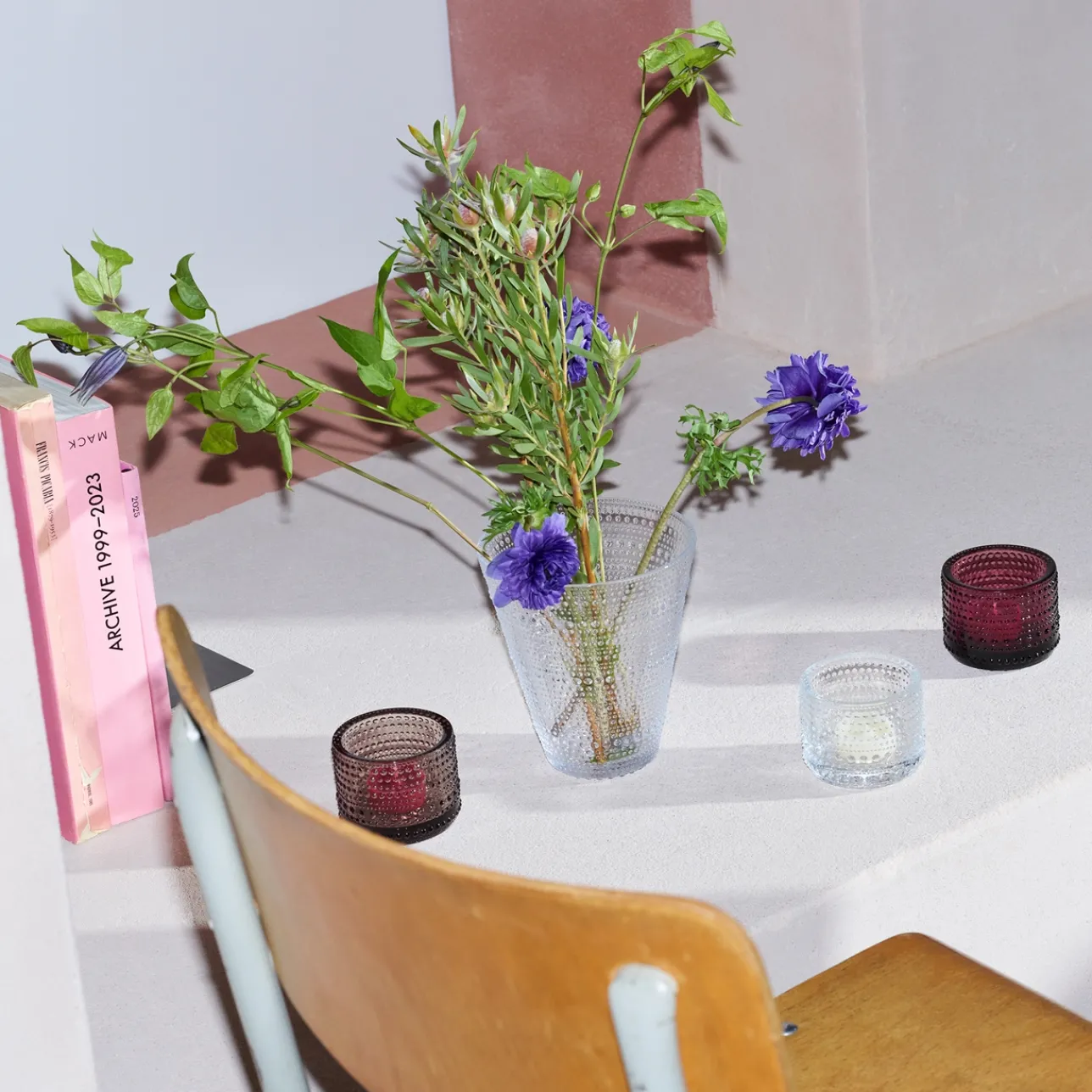 Ljuslyktor*IITTALA Ljuslykta 64mm klar