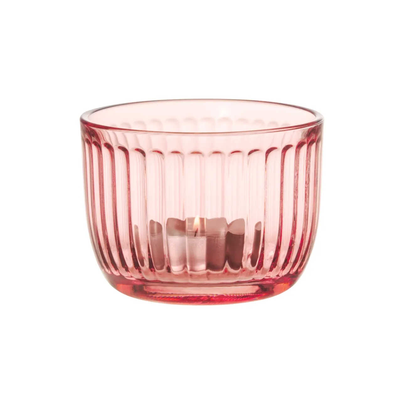 Ljuslyktor*IITTALA Ljuslykta 90mm laxrosa