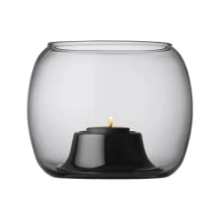 Ljuslyktor*IITTALA Ljuslykta 141x115mm grå Grå