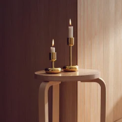 Ljusstakar*IITTALA Ljusstake 183mm mässing
