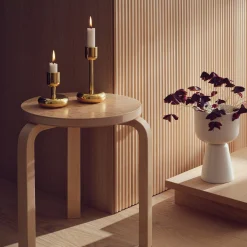 Ljusstakar*IITTALA Ljusstake mässing gåvoförpackning 2-pack