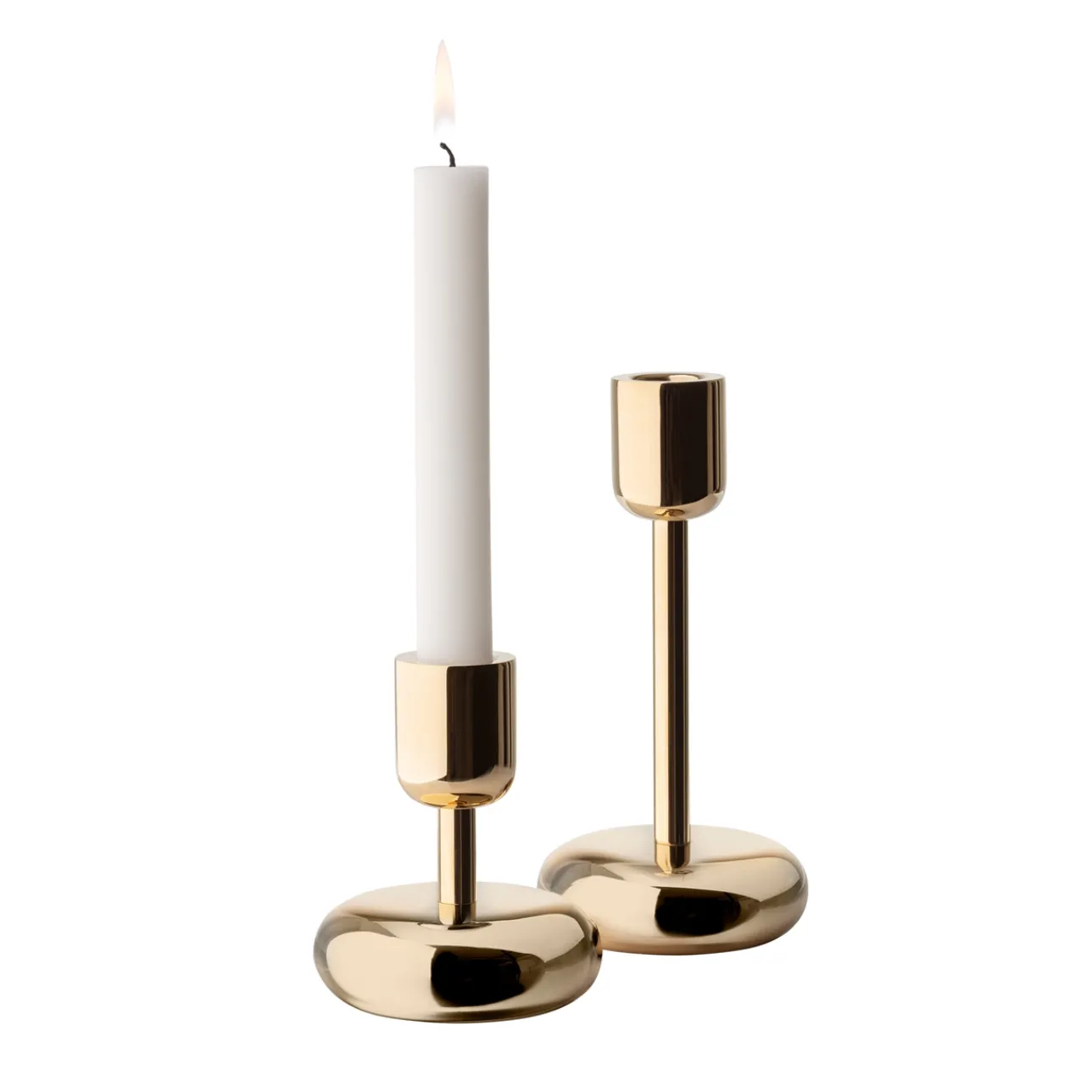 Ljusstakar*IITTALA Ljusstake mässing gåvoförpackning 2-pack