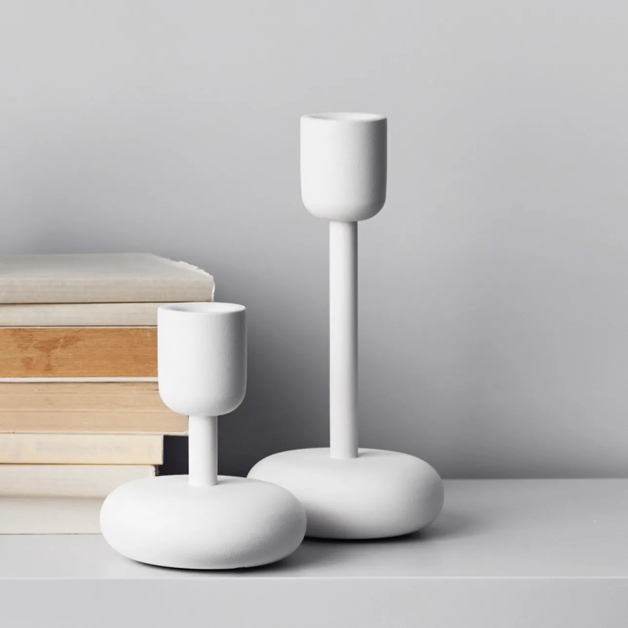 Ljusstakar*IITTALA Ljusstake 183 mm Vit