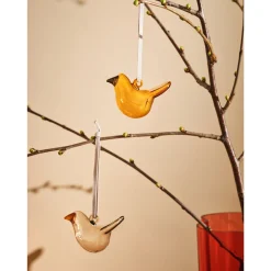 Glasdekoration*IITTALA Mini glasfågel 3set Mix