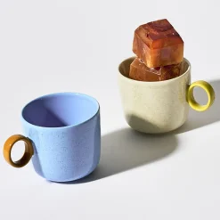 Muggar Och Koppar*IITTALA Mugg 0,35 prickig elfenben-oliv