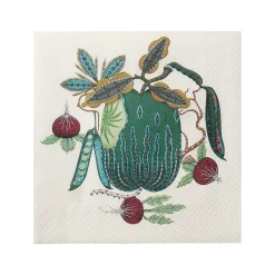 Kökstextilier*IITTALA Pappersservett 33x33cm grön