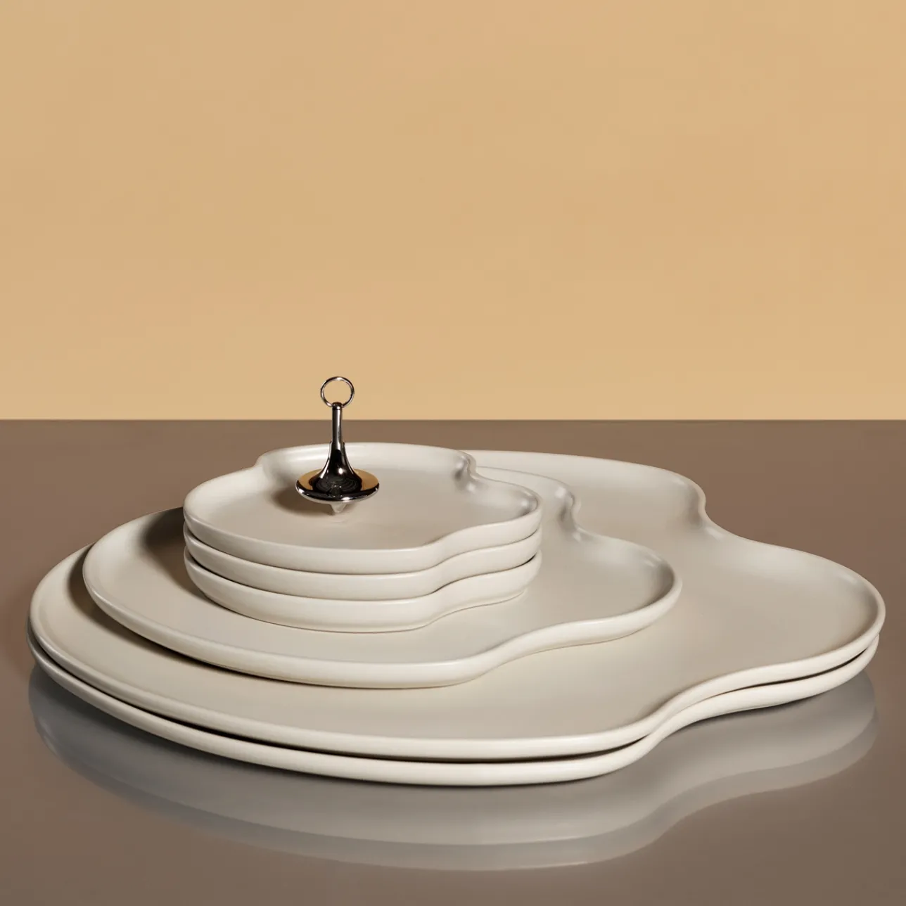 Alvar Aalto Collection|Dekorativa Skålar Och Fat*IITTALA Platta 25cm sand