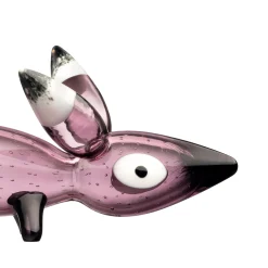 Konstföremål*IITTALA Röd räv 420x145 mm Ljuslila