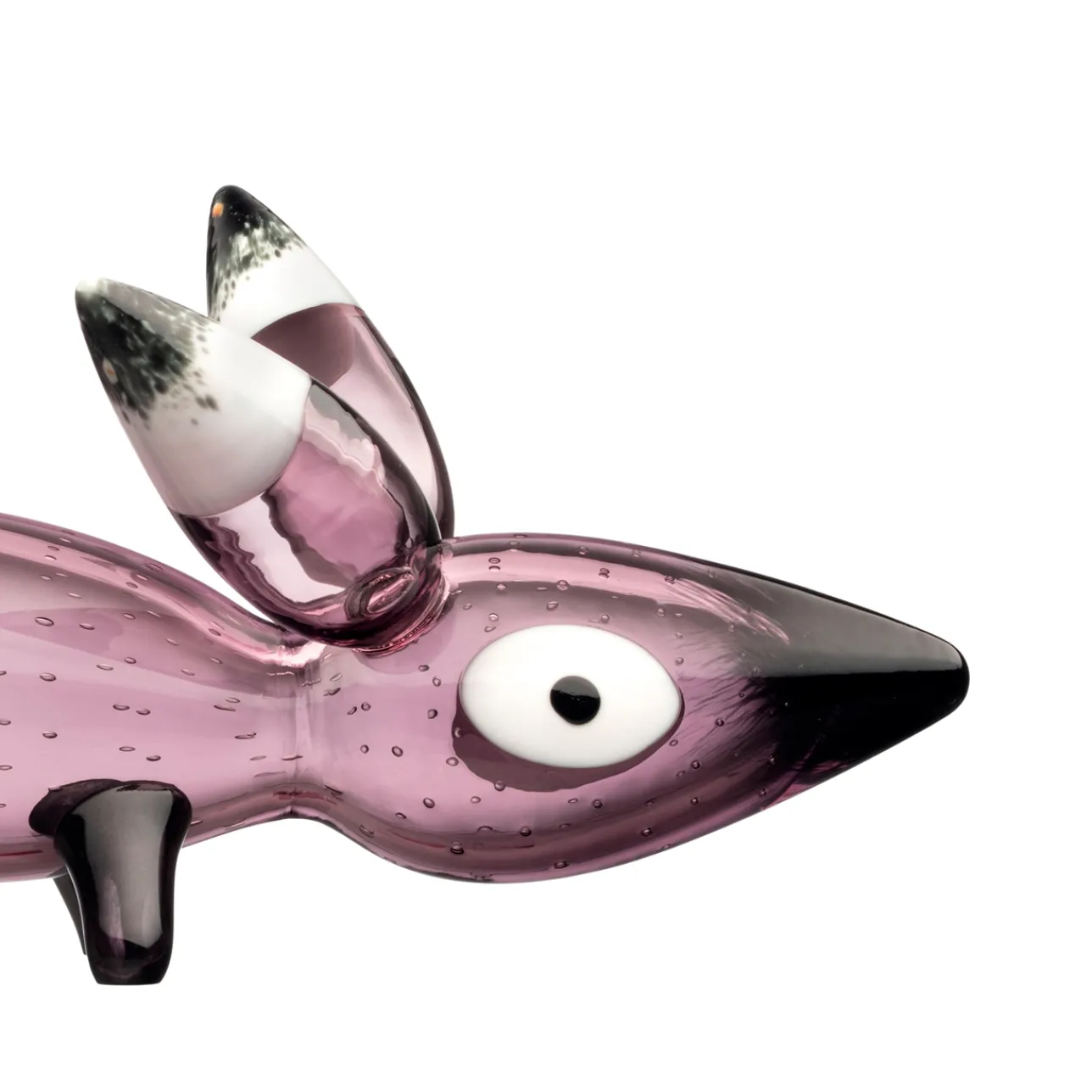 Konstföremål*IITTALA Röd räv 420x145 mm Ljuslila