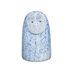 Birds By Toikka|Konstföremål*IITTALA Rospuutto uggla 96x160mm blå