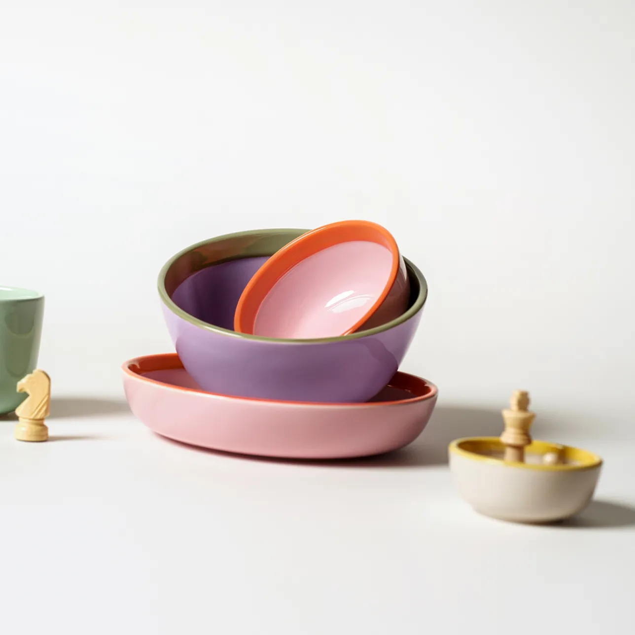 Skålar*IITTALA Skål 13cm Rosa-orange