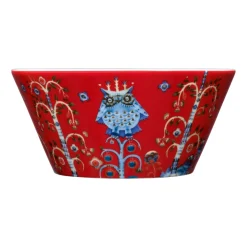 Skålar*IITTALA Skål 0,6l röd Röd