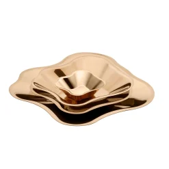 Serveringsbrickor Och Uppläggningsfat|Alvar Aalto Collection*IITTALA Skål 504mm roséguld Roséguld
