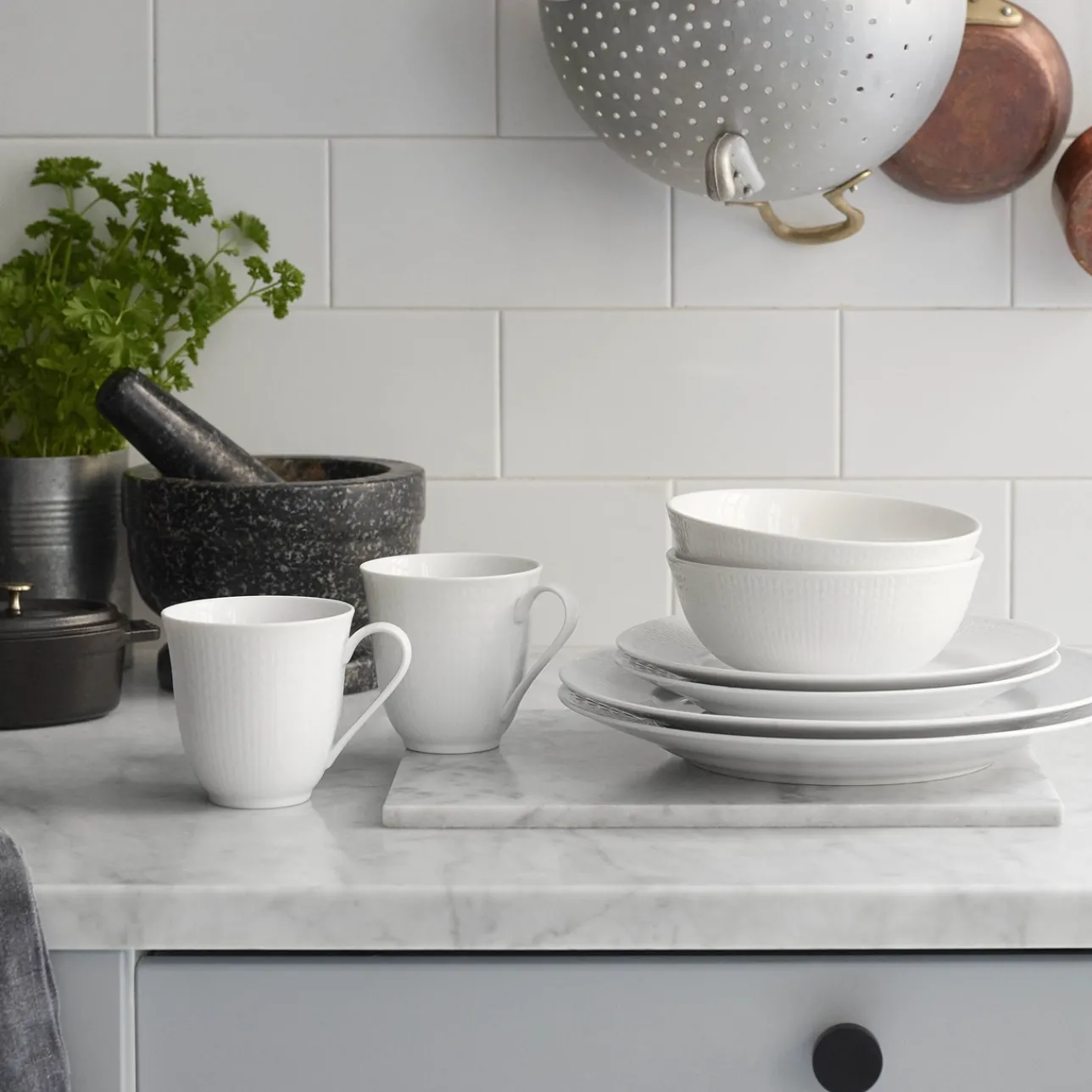 Tallrikar|Skålar*IITTALA Startset snö 8 delar