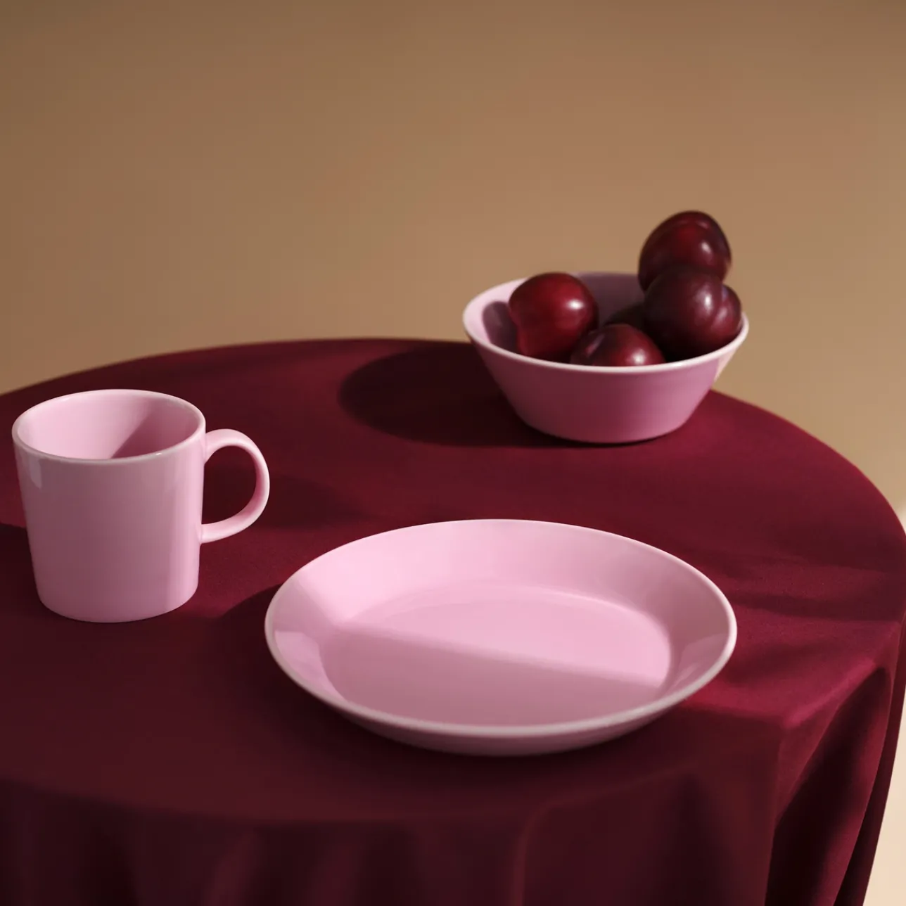 Tallrikar*IITTALA Tallrik 21cm Rosa