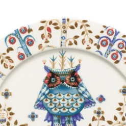 Tallrikar*IITTALA Tallrik 27cm vit Blå