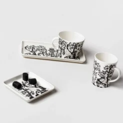 Tallrikar*IITTALA Tallrik rektangulär 12x24cm Svart