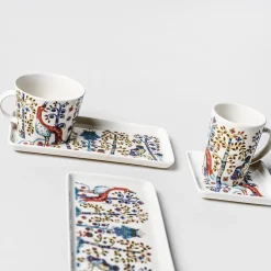 Tallrikar*IITTALA Tallrik rektangulär 12x24cm vit Blandad färg