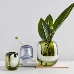 Konstföremål*IITTALA Vas 320mm moss grön Mossgrön