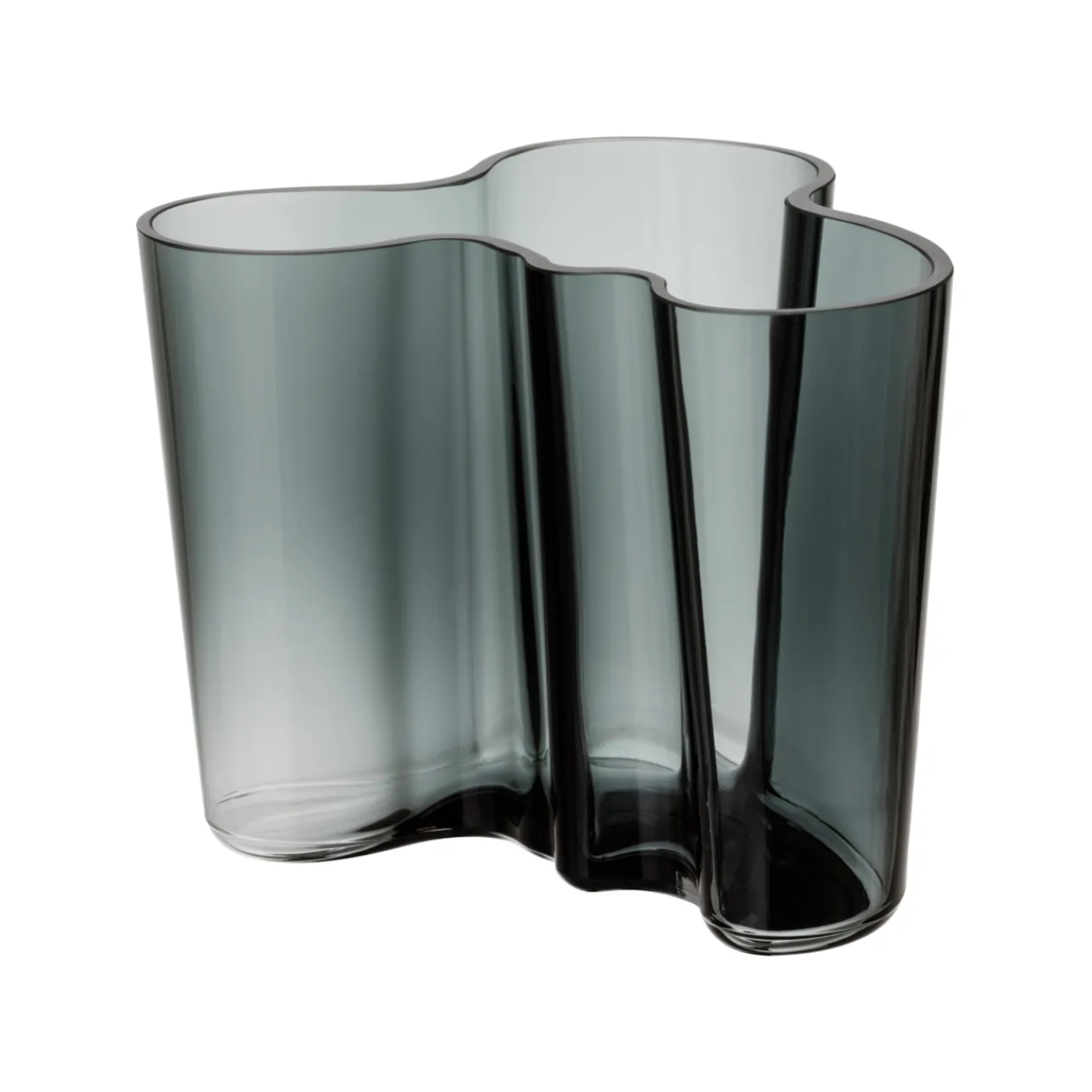 Alvar Aalto Collection|Vaser*IITTALA Vas 160mm mörkgrå Mörkgrå