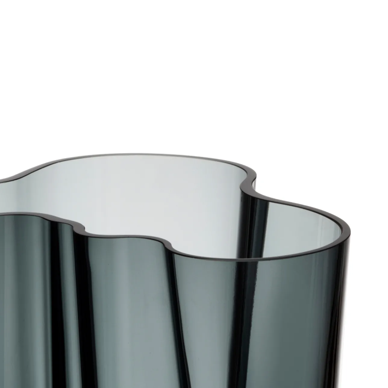 Alvar Aalto Collection|Vaser*IITTALA Vas 160mm mörkgrå Mörkgrå