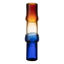 Konstföremål*IITTALA Vas 90x450mm ökensand-klar-ultramarin blå Ökensand-blå