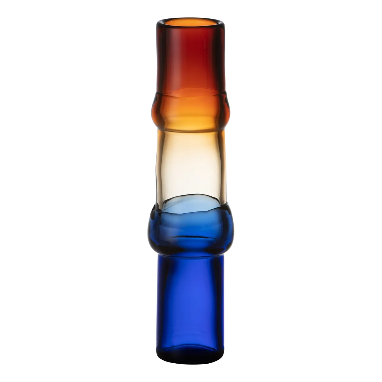 Konstföremål*IITTALA Vas 90x450mm ökensand-klar-ultramarin blå Ökensand-blå