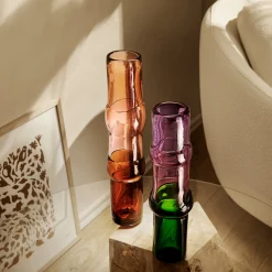 Konstföremål*IITTALA Vas 90x450mm laxrosa-rosa-ökensand