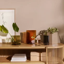 Vaser*IITTALA Vas 205x180mm moss grön Mossgrön