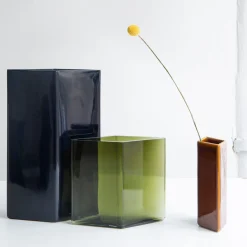 Vaser*IITTALA Vas 205x180mm moss grön Mossgrön