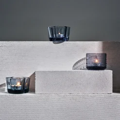 Ljuslyktor*IITTALA Värmeljusstake 64 mm återvunnet glas Återvunnet