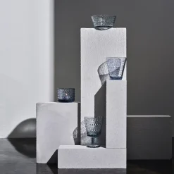 Ljuslyktor*IITTALA Värmeljusstake 64 mm återvunnet glas Återvunnet