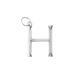 Accessoarer*IITTALA Väsksmycke bokstav H 5cm metall