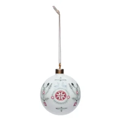 Glasdekoration*IITTALA Winter julkula 8cm