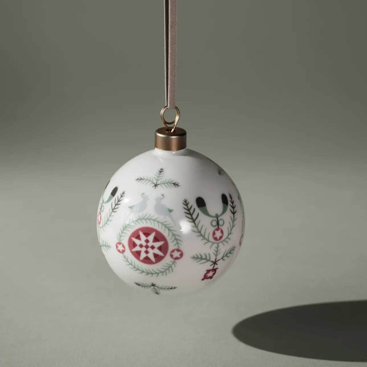 Glasdekoration*IITTALA Winter julkula 8cm